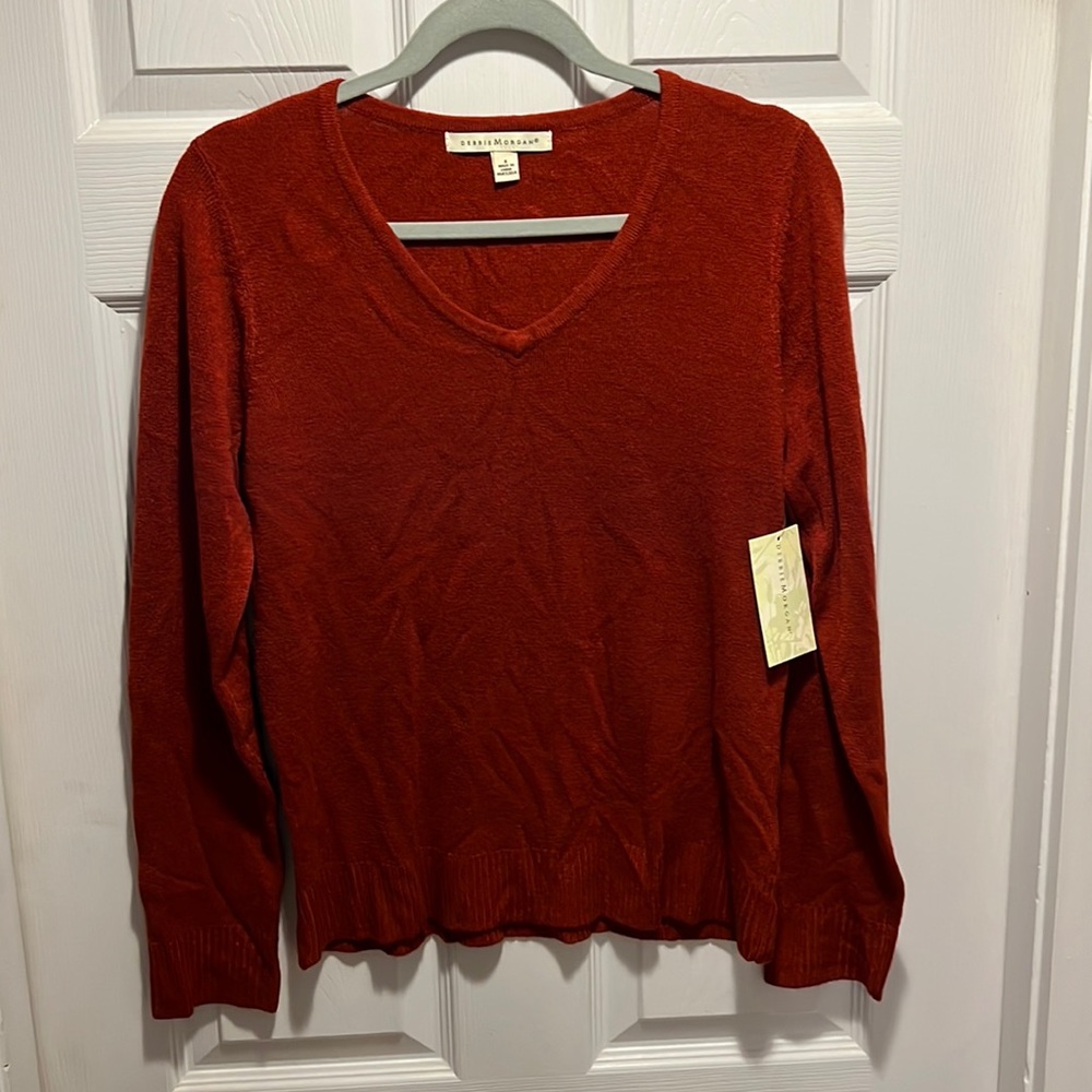 Small Debbie Morgan Merlot Pullover Sweater